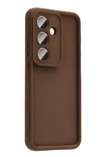 Uray store Samsung Galaxy A37 5G Viera Silikon - Kahverengi - Görsel 3