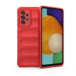 Uray store Samsung Galaxy A52 Kılıf Optimum Silikon - Kırmızı