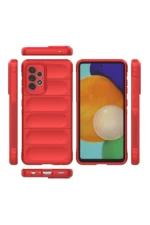 Uray store Samsung Galaxy A52 Kılıf Optimum Silikon - Kırmızı - Görsel 3