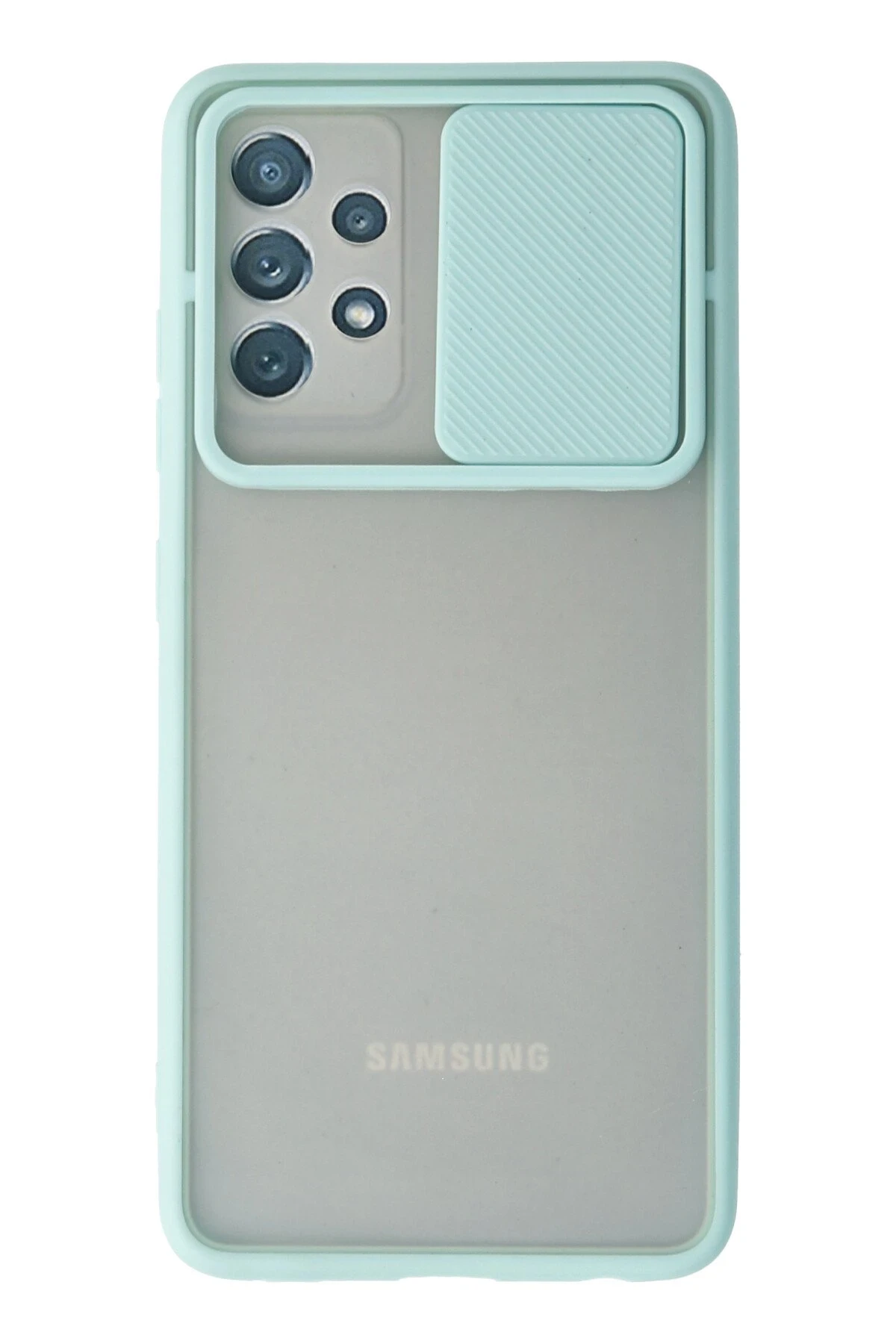 newface-samsung-galaxy-a52-kilif-palm-buzlu-kamera-surgulu-silikon-turkuaz-default Uray store Samsung Galaxy A52 Kılıf Palm Buzlu Kamera Sürgülü Silikon - Turkuaz - Görsel 1