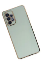 Uray store Samsung Galaxy A52 Kılıf Volet Silikon - Açık Yeşil - Görsel 2