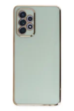 Uray store Samsung Galaxy A52 Kılıf Volet Silikon - Açık Yeşil