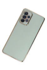 Uray store Samsung Galaxy A52 Kılıf Volet Silikon - Açık Yeşil - Görsel 3