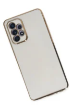 Uray store Samsung Galaxy A52 Kılıf Volet Silikon - Beyaz - Görsel 2