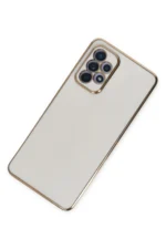 Uray store Samsung Galaxy A52 Kılıf Volet Silikon - Beyaz - Görsel 3