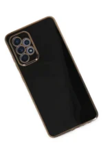 Uray store Samsung Galaxy A52 Kılıf Volet Silikon - Siyah - Görsel 2
