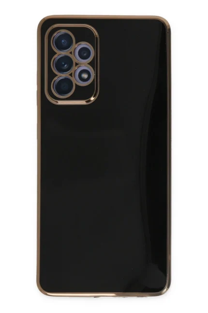 Uray store Samsung Galaxy A52 Kılıf Volet Silikon - Siyah