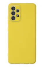 Uray store Samsung Galaxy A53 5G Kılıf Lansman Glass Kapak - Sarı