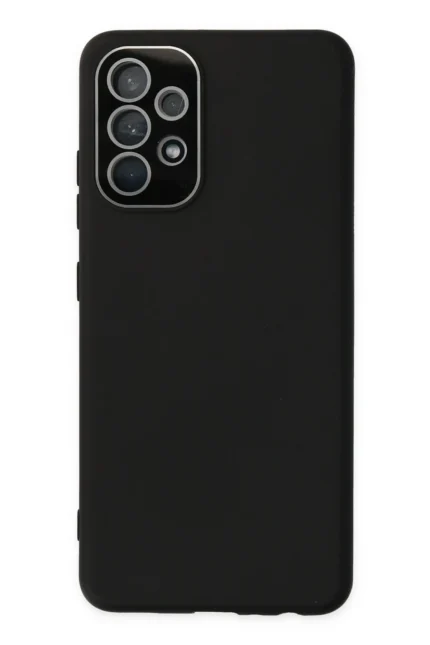 Uray store Samsung Galaxy A53 5G Kılıf Lansman Glass Kapak - Siyah