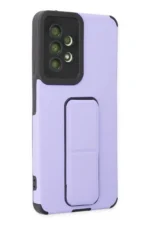 Uray store Samsung Galaxy A53 5G Kılıf Mega Standlı Silikon - Lila - Görsel 2