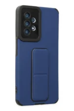 Uray store Samsung Galaxy A53 5G Kılıf Mega Standlı Silikon - Mavi - Görsel 2