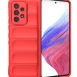 Uray store Samsung Galaxy A53 5G Kılıf Optimum Silikon - Kırmızı