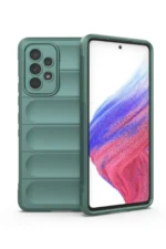 Uray store Samsung Galaxy A53 5G Kılıf Optimum Silikon - Koyu Yeşil