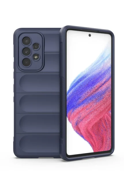 Uray store Samsung Galaxy A53 5G Kılıf Optimum Silikon - Lacivert