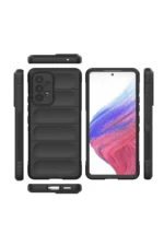 Uray store Samsung Galaxy A53 5G Kılıf Optimum Silikon - Siyah - Görsel 3