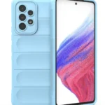Uray store Samsung Galaxy A53 5G Kılıf Optimum Silikon - Sky Blue