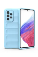 Uray store Samsung Galaxy A53 5G Kılıf Optimum Silikon - Sky Blue