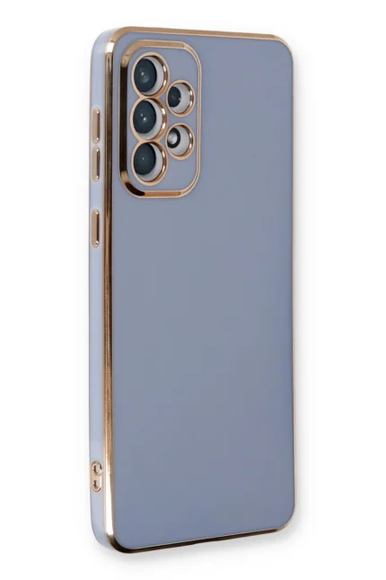 Uray store Samsung Galaxy A53 5G Kılıf Volet Silikon - Mavi
