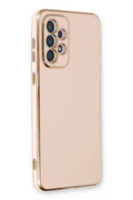 Uray store Samsung Galaxy A53 5G Kılıf Volet Silikon - Pembe