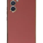 Uray store Samsung Galaxy A54 5G Kılıf Volet Silikon - Kırmızı