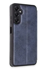 Uray store Samsung Galaxy A55 5G Kılıf Flip Cover - Lacivert - Görsel 2