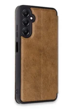 Uray store Samsung Galaxy A55 5G Kılıf Flip Cover - Taba - Görsel 2