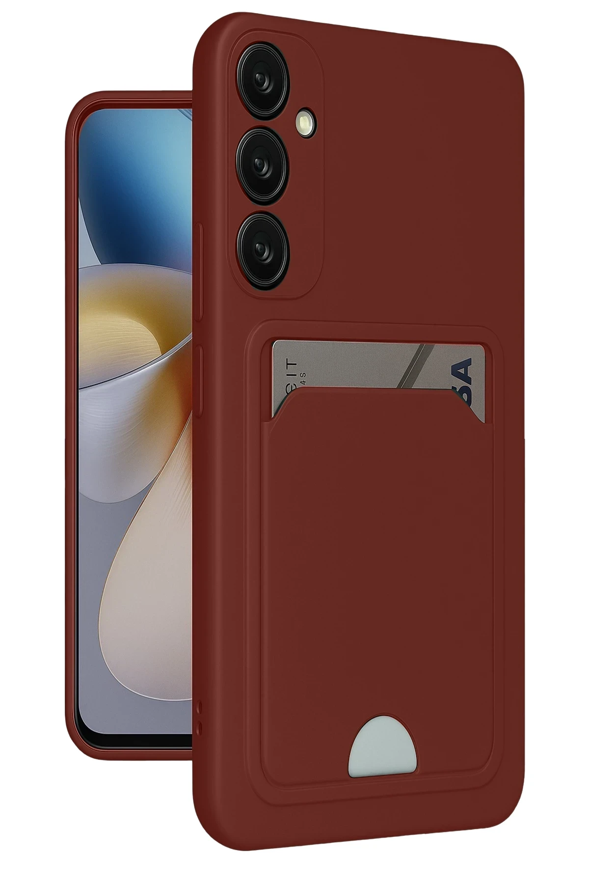 newface-samsung-galaxy-a55-5g-kilif-kelvin-kartvizitli-silikon-bordo-default Uray store Samsung Galaxy A55 5G Kılıf Kelvin Kartvizitli Silikon - Bordo - Görsel 1
