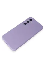 Uray store Samsung Galaxy A55 5G Kılıf Nano içi Kadife Silikon - Lila - Görsel 4