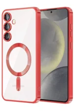 Uray store Samsung Galaxy A55 5G Kross Magneticsafe Kapak - Kırmızı