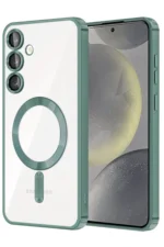 Uray store Samsung Galaxy A55 5G Kross Magneticsafe Kapak - Koyu Yeşil