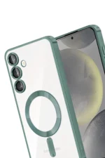 Uray store Samsung Galaxy A55 5G Kross Magneticsafe Kapak - Koyu Yeşil - Görsel 3