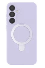 Uray store Samsung Galaxy A55 5G Regal Magsafe Standlı Kapak - Lila - Görsel 2