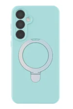 Uray store Samsung Galaxy A55 5G Regal Magsafe Standlı Kapak - Su Yeşili - Görsel 2