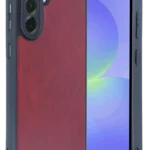 Uray store Samsung Galaxy A56 Kılıf Aras Deri Kapak - Bordo