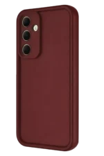 Uray store Samsung Galaxy A56 Kılıf Viera Silikon - Bordo - Görsel 2