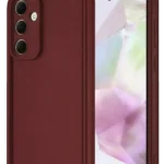 Uray store Samsung Galaxy A56 Kılıf Viera Silikon - Bordo