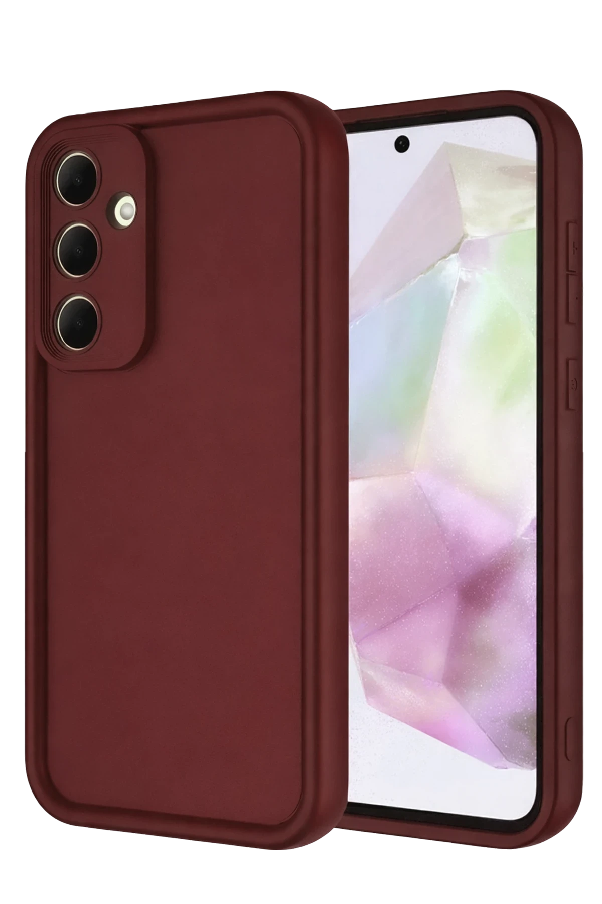 newface-samsung-galaxy-a56-kilif-viera-silikon-bordo-default Uray store Samsung Galaxy A56 Kılıf Viera Silikon - Bordo - Görsel 1
