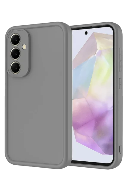Uray store Samsung Galaxy A56 Kılıf Viera Silikon - Gri
