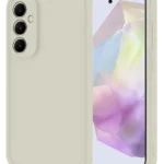 Uray store Samsung Galaxy A56 Kılıf Viera Silikon - Krem