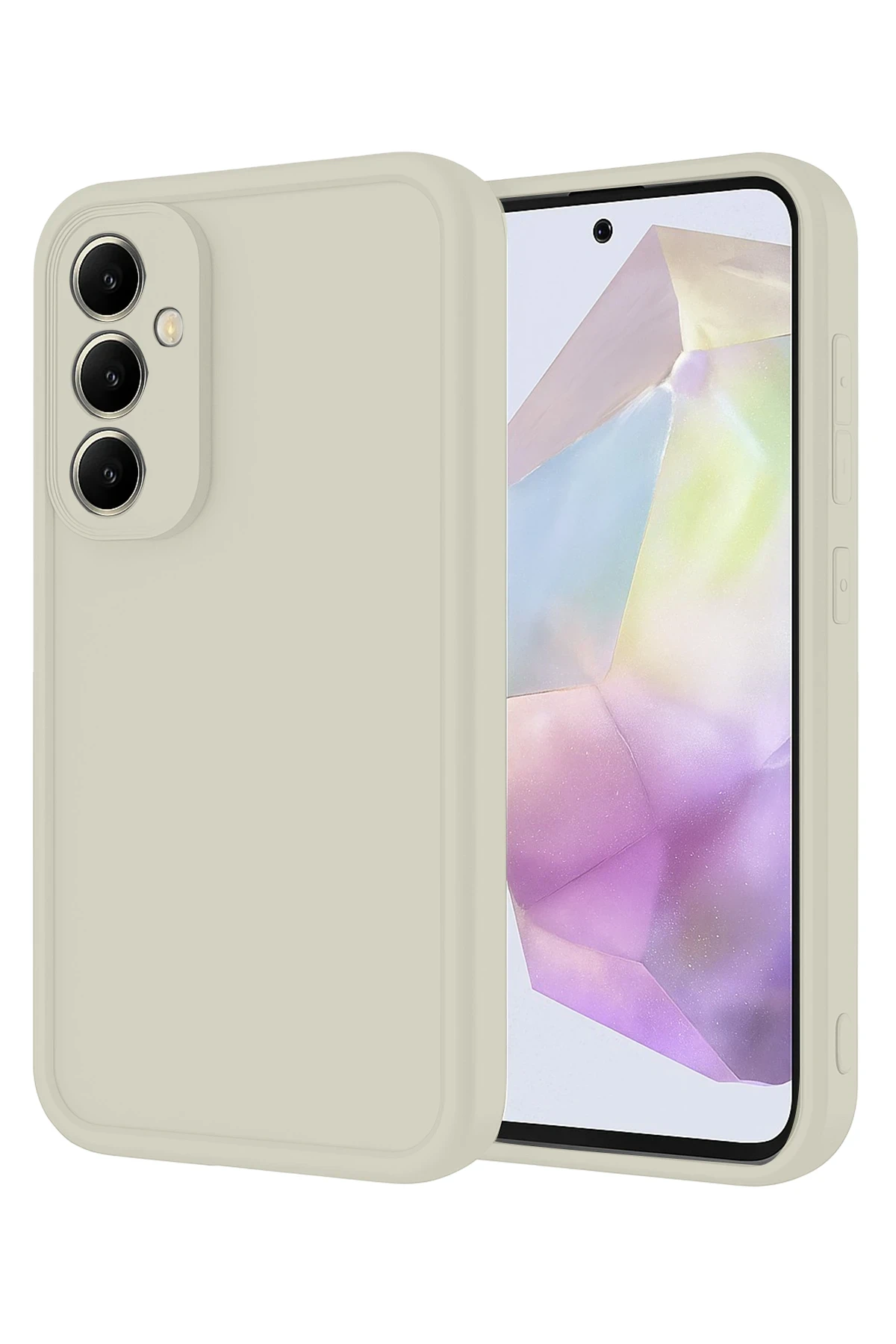 newface-samsung-galaxy-a56-kilif-viera-silikon-krem-default Uray store Samsung Galaxy A56 Kılıf Viera Silikon - Krem - Görsel 1