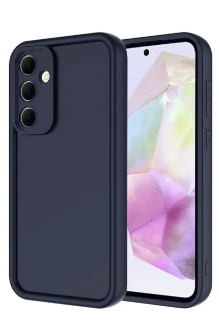 Uray store Samsung Galaxy A56 Kılıf Viera Silikon - Lacivert