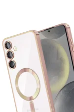 Uray store Samsung Galaxy A56 Kross Magneticsafe Kapak - Rose - Görsel 3