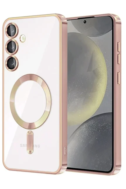 Uray store Samsung Galaxy A56 Kross Magneticsafe Kapak - Rose
