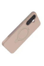 Uray store Samsung Galaxy A56 Regal Magsafe Standlı Kapak - Çöl Titanyum - Görsel 4