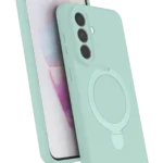 Uray store Samsung Galaxy A57 5G Regal Magsafe Standlı Kapak - Su Yeşili