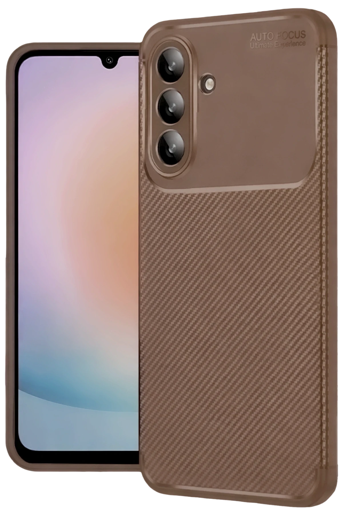newface-samsung-galaxy-a57-auto-focus-karbon-kapak-kahverengi-default Uray store Samsung Galaxy A57 5G Auto Focus Karbon Kapak - Kahverengi - Görsel 1