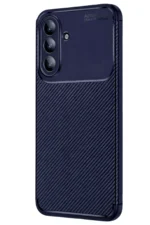 Uray store Samsung Galaxy A57 5G Auto Focus Karbon Kapak - Lacivert - Görsel 2