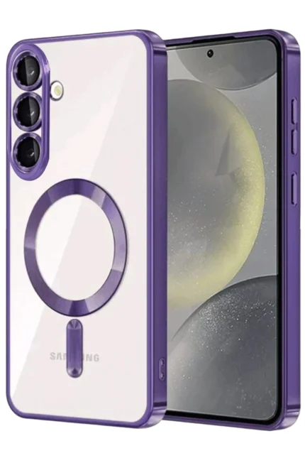 Uray store Samsung Galaxy A57 5G Kross Magneticsafe Kapak - Mor