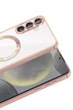 Uray store Samsung Galaxy A57 5G Kross Magneticsafe Kapak - Rose - Görsel 2