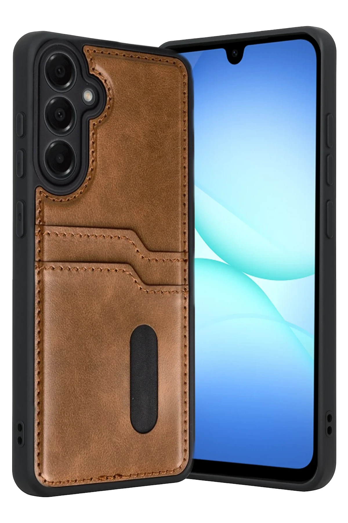 newface-samsung-galaxy-a57-sara-kartvizitli-deri-kilif-taba-default Uray store Samsung Galaxy A57 5G Sara Kartvizitli Deri Kılıf - Taba - Görsel 1